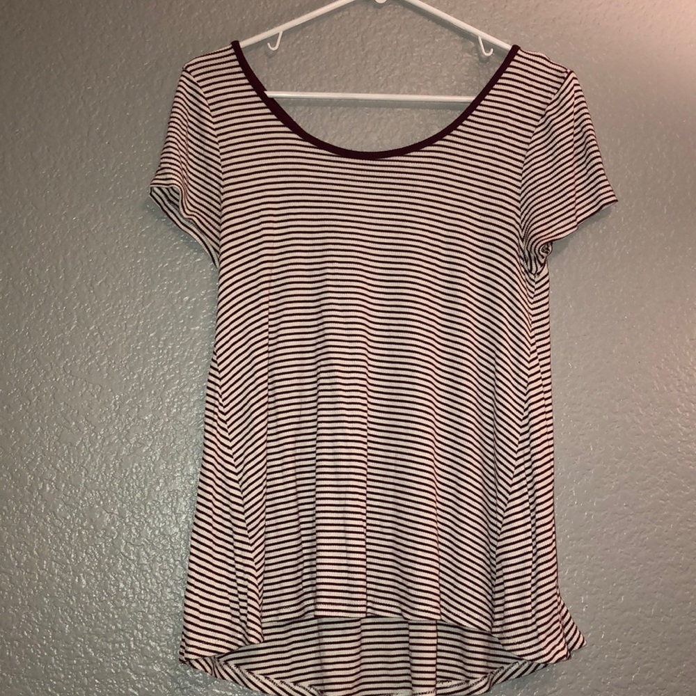 Flowy striped top